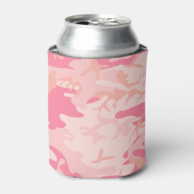 Farbe Camouflage Rosa Dosenkühler (Kanne Vorderseite)