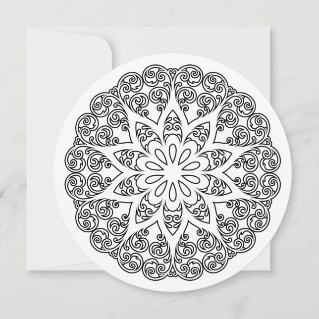 Färbe Dein eigenes MANDALA - DIY Malbuch 1 (Vorderseite)