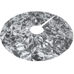 Farbe der Aluminiumfolie Polyester Weihnachtsbaumdecke