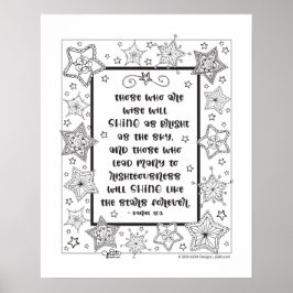 Farbe der Bibel für Inspiration Poster