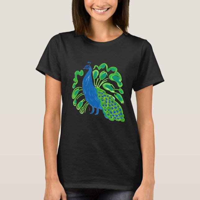 Farbe der Federn T-Shirt (Vorderseite)
