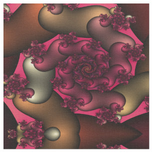 Farbe der Fraktale der Liebe Stoff