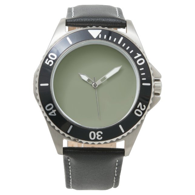 Farbe der grünen Folie Armbanduhr (Vorderseite)