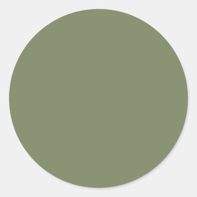 Farbe der grünen Folie Runder Aufkleber (Vorderseite)