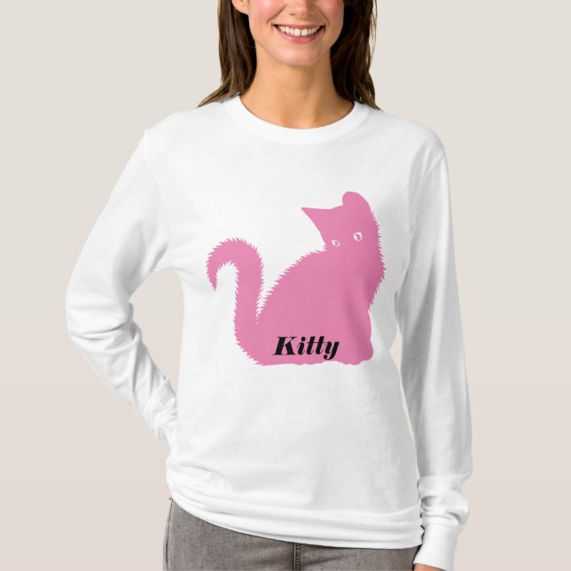 Farbe der Katzenänderung T-Shirt (Vorderseite)