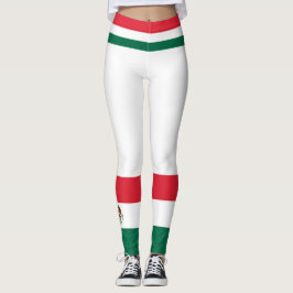 Farbe der mexikanischen Flagge Leggings