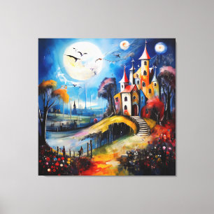 Farbe der Nacht Leinwanddruck