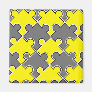 Farbe der Puzzleteile im Jahr 2021 Magnet