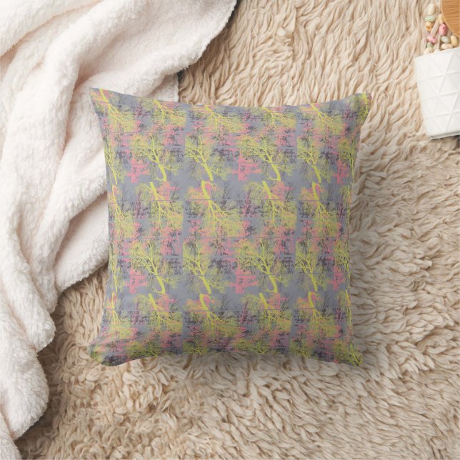 Farbe der Vögel und Beeren Inspiriert Kissen (Decke)