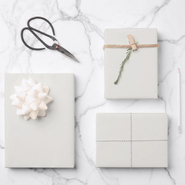 Farbe der weißen Taube Geschenkpapier Set (Vorderseite)