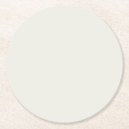 Farbe der weißen Taube Runder Pappuntersetzer