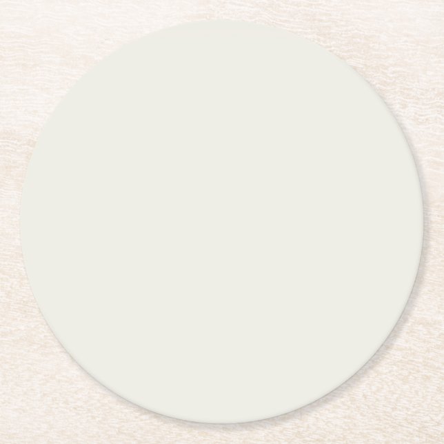 Farbe der weißen Taube Runder Pappuntersetzer (Vorderseite)