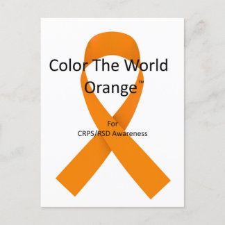 Farbe der World Orange™ Postkarte