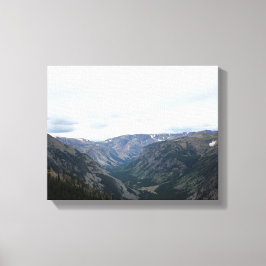 Farbe des Absaroka-Bärzahngebirges 11x14 Leinwanddruck