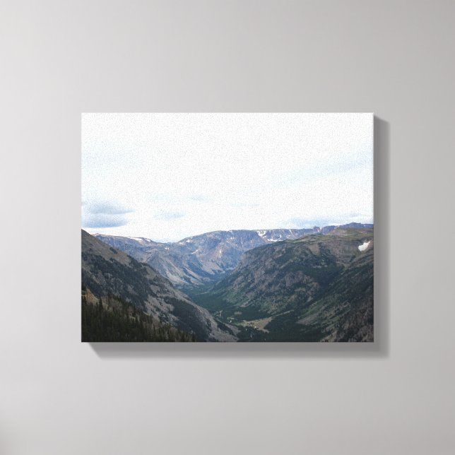 Farbe des Absaroka-Bärzahngebirges 11x14 Leinwanddruck (Vorderseite)
