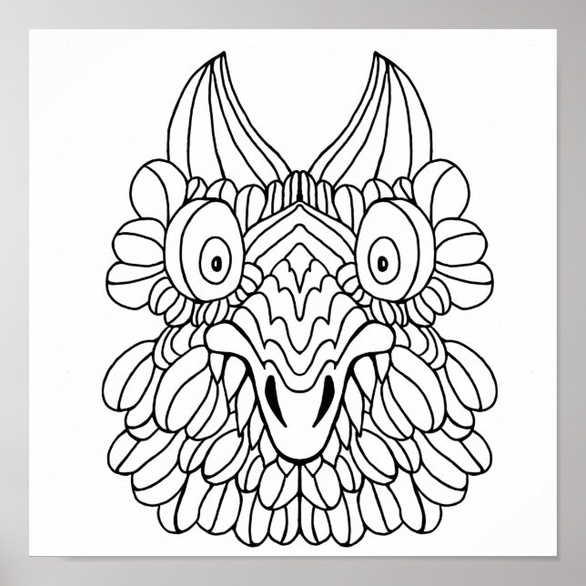 Farbe des eigenen Drachen Poster (Vorne)