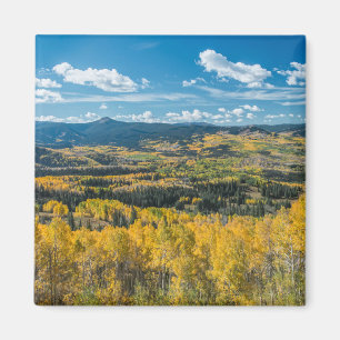 Farbe des Herbstes in flachen Tops   Routinemäßige Magnet