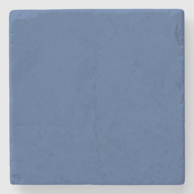 Farbe des Jahres 2020 Classic Blue 19-405 Steinuntersetzer (Vorderseite)