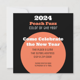 Farbe des Jahres 2024 - Neujahr 2023 Einladung
