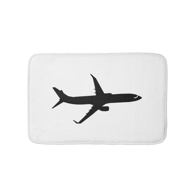Farbe des Jetliner-Schattenflugs für Flugzeuge Badematte (Vorderseite)