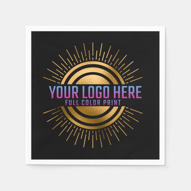 Farbe des Logos hier Serviette (Vorderseite)