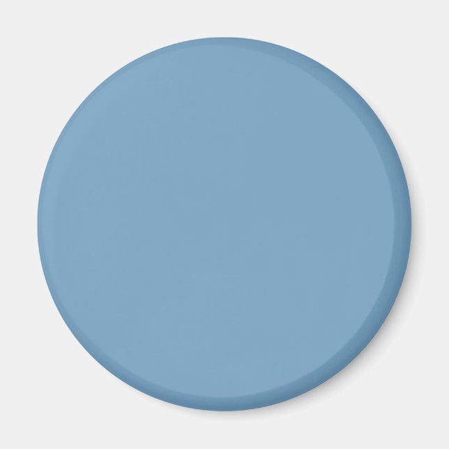 Farbe des Ocean Blue Designer-Single Magnet (Vorne)