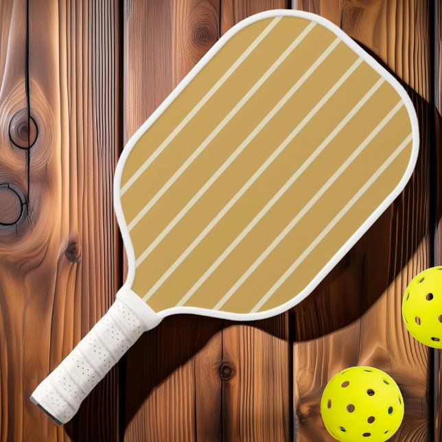 Farbe des sandigen Sonnenaufgangs Mitte des Jahrhu Pickleball Schläger (Von Creator hochgeladen)