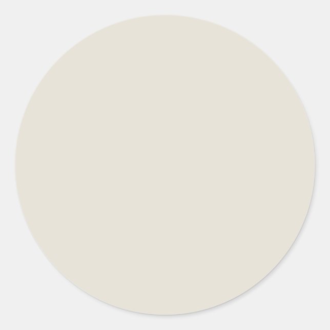 Farbe des weißen Kaffees Runder Aufkleber (Vorderseite)