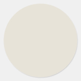 Farbe des weißen Kaffees Runder Aufkleber