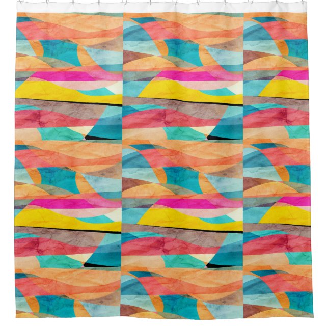 Farbe Duschvorhang (Vorderseite)