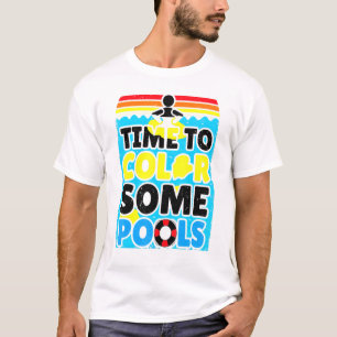 Farbe ein paar Pools Pech im Lake Pool Summer Vaca T-Shirt