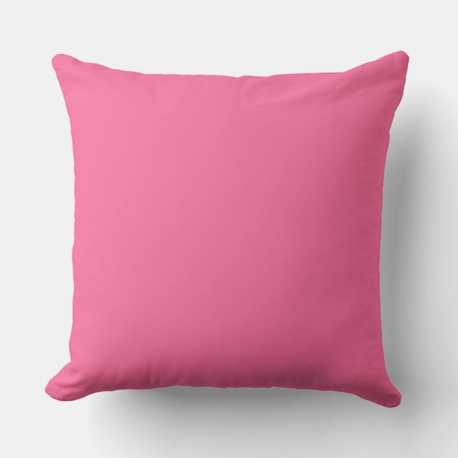 Farbe Französisch rosa Kissen (Vorderseite)