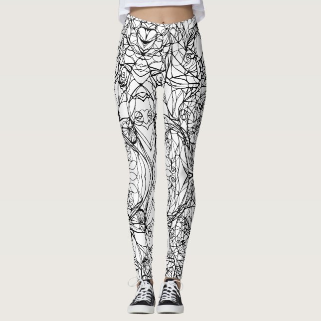 Farbe für die eigenen Leggings #3: Farbspass (Vorderseite)