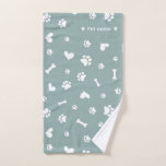 Farbe Grün Paw Druck Handtuch<br><div class="desc">Behalt Deinem Jungtier trocken und gemütlich mit diesem modernen,  grünen Hundetuch mit einem niedlichen Pfotenmuster. Es ist weich,  absorbierend und stilvoll und eignet sich perfekt für Bade-,  Grooming- oder Outdoor-Abenteuer. Ein charmantes Wesentliches für Hundefreunde.</div>