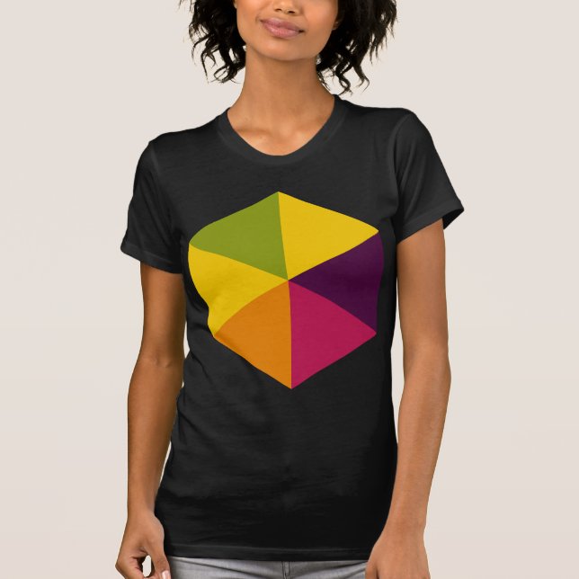 Farbe Hexagon 01 T-Shirt (Vorderseite)