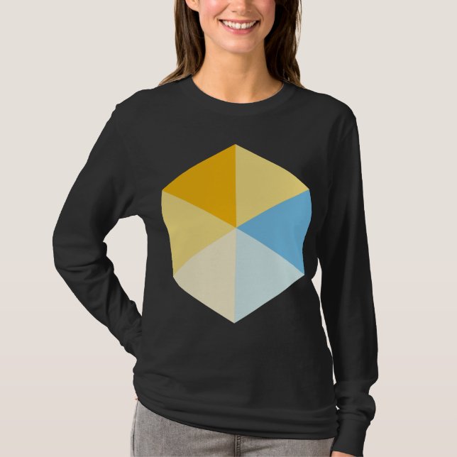 Farbe Hexagon 03 T-Shirt (Vorderseite)