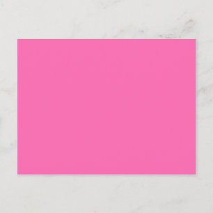 Farbe Hotpink Postkarte