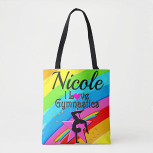 FARBE I LIEBE GYMNASTICS PERSONALISIERTES DESIGN TASCHE