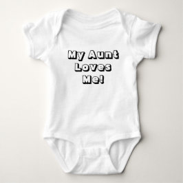 Farbe-Ihr-Eigene meine Tante Loves Me Baby Strampler