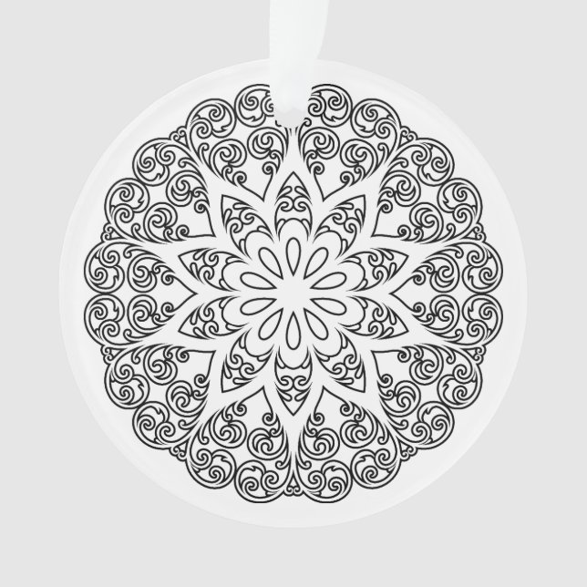 Farbe Ihr eigenes MANDALA - Farbbuch 1 Ornament (Vorderseite)