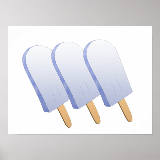 Farbe Ihrer eigenen Ice-Pop Digitaler Download Poster (Vorne)