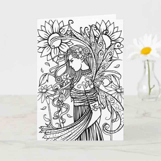 Farbe Ihrer eigenen Kartenhalterung und Blume Karte (Kleine Pflanze)