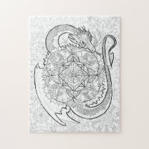 Farbe Ihres eigenen Drachen Mandala