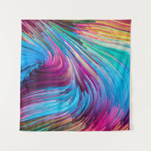 Farbe in Bewegungsserie. Hintergrund Wandteppich