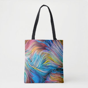 Farbe in Bewegungsserie. Hintergrundgestaltung von Tasche