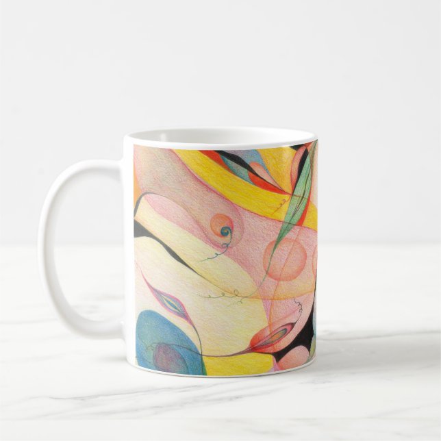 Farbe in der Bewegung Kaffeetasse (Links)