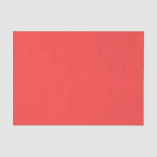 Farbe: Korallenrot Seidenpapier (Vorderseite)