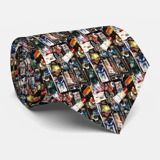 Farbe, Krawatte (Gerollt)