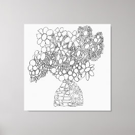 FARBE ME DAISY DREAMS BOUQUET LEINWANDDRUCK