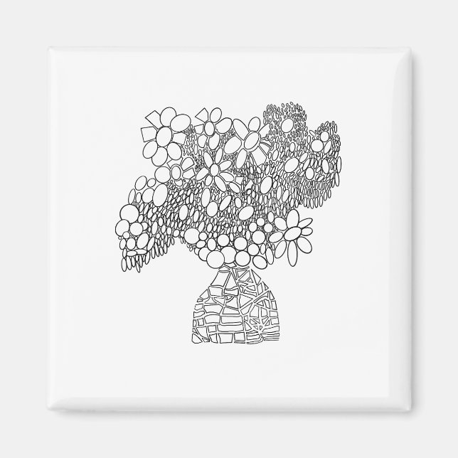 FARBE ME DAISY DREAMS BOUQUET MAGNET (Vorne)